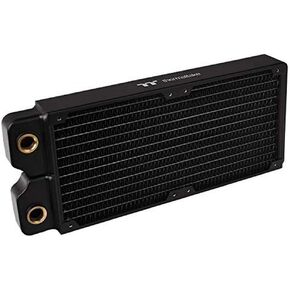 Thermaltake Pacific DIY Liquid Cooling System Clm240 40mm Thick High-Density Fins Dual-Row Copper Tubes Copper Radiator CL-W236-CU00BL-A