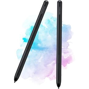2 Pcs Galaxy Z Fold 4 Pen Replacement for Samsung Galaxy Z Fold 4 S Pen Galaxy S Pen Fold Edition Stylus Pen,4096 Pressure Levels Stylus Pen(Black)