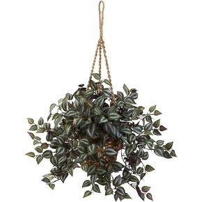 Nearly Natural Wandering Jew Hanging Basket