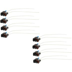 Michigan Motorsports Fuel Injector Connectors Plugs Clips Pigtails Harness Fits Delphi Multec Mini LQ4 LQ9 4.8 5.3 6.0 QTY 8