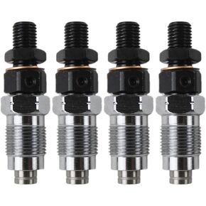 1G065-53900 Fuel Injector 4Pcs Compatible with Kubota D1005 D1105 D905 V1305 V1505 Diesel Engine Replace OE 1G065-53002 1G065-53902