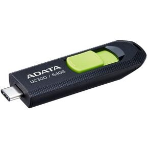 64GB AData USB3.2 UC300 Type-C USB Flash Drive Black/Green