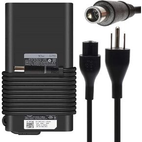 New 19.5V 4.62A 90W 7.4mm 5.0mm Laptop Power Charger Fit for Dell Latitude E6520 E6530 E7240 E7440 E6440 6C3W2 06C3W2 LA90PM130
