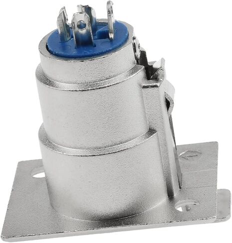 4PCS 3-Pin Female Jack，XLR Panel mounting Connector、Male Jack -3 Pin，XLR Panel mounting Socket Microphone Adapter.R in Saudi Arabia