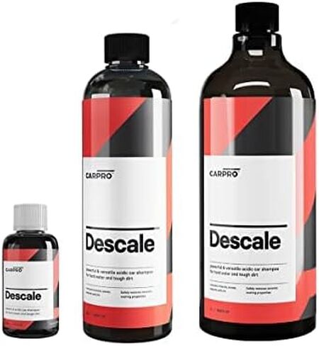 CARPRO Descale Acidic Car Shampoo Wash Concentrate, Removes Minerals, Waxes, Sealants & Oils - Liter (34 fl oz) in Saudi Arabia