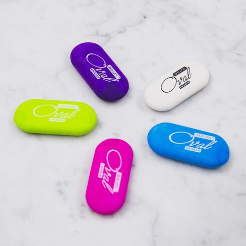 BAZIC White Oval Eraser (4/Pack) in Saudi Arabia
