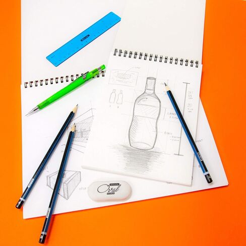 BAZIC White Oval Eraser (4/Pack) in Saudi Arabia