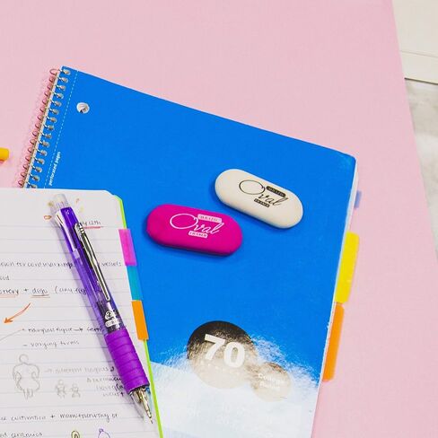 BAZIC White Oval Eraser (4/Pack) in Saudi Arabia