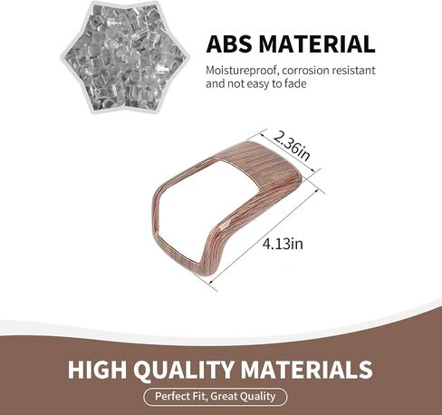 Gear Shift Knob Trim Cover Compatible with 2022 2023 Chevy Silverado Carbon Fiber Interior Accessories in Saudi Arabia