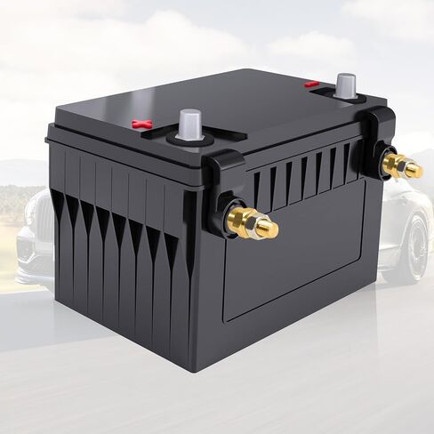 4 قطع من النحاس لطرف البطارية الجانبي، محول عمود جانبي للبطارية 3/8 بوصة - 16 براغي، مسامير بطارية جانبية بطول 1.57 بوصة أطراف طرفية جانبية للبطارية مع صامولة لملحقات بطارية Gm Post من XIOGZAXI in Kuwait