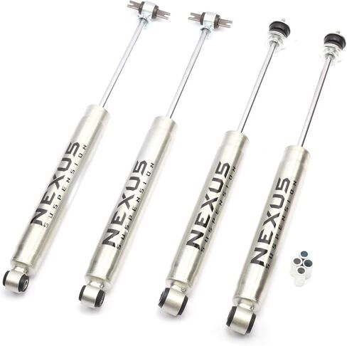 ممتص الصدمات الأمامي والخلفي لسيارة جيب رانجلر JK 4/2 باب 2.5-4 بوصة 2007-2018 أربع صدمات مطلية بالزنك in Kuwait