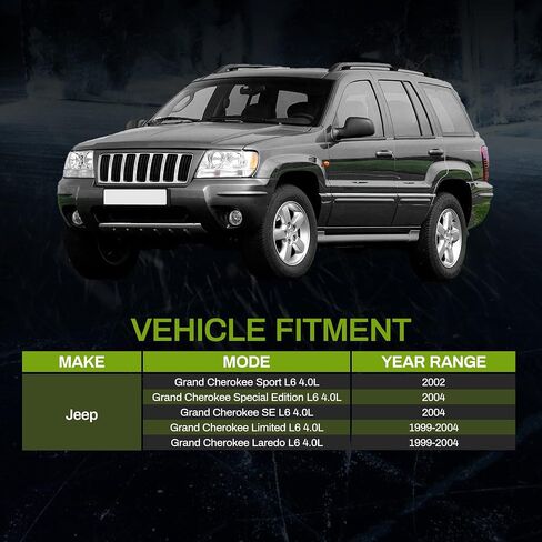 AUTOSAVER88 Radiator Compatible with 1999 2000 2001 2002 2003 2004 Grand Cherokee 6Cyl 4.0L L6 in Saudi Arabia