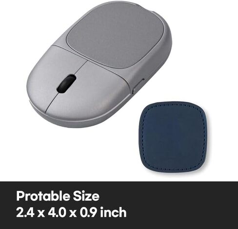 Magnito Mouse - Compact Wireless Mouse for MacBook iPad Laptop, Magnetic Attachable, Bluetooth, Silent Clicks, Best Travel Mouse, Windows/Mac/Linux/Chrome/iPad (Space Gray) in Kuwait