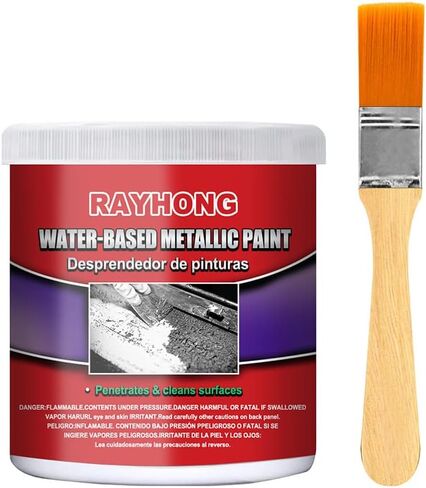 مزيل الصدأ المعدني ذو أساس مائي، إزالة الصدأ لهيكل السيارة، طلاء معدني متعدد الوظائف للسيارة مضاد للصدأ، جل محول الصدأ العالمي مع فرشاة - 300 مل in Kuwait