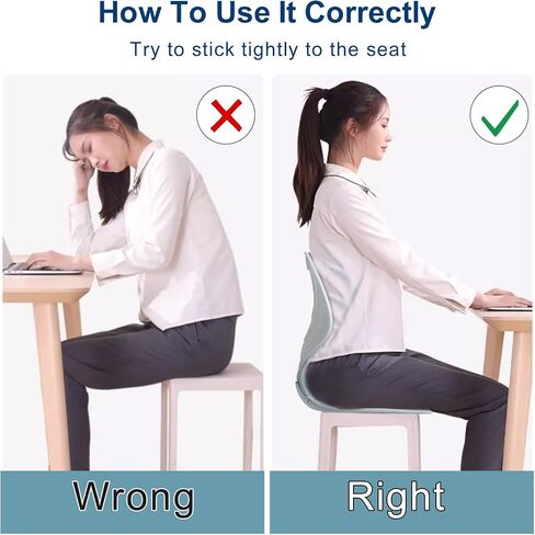 Lumbar Support, Backrest Support, Correct Posture and Relieve Lower Back Pain, Ergonomic Back Support Pillow,Only Suitable for Teenagers and Students Weighing Less Than 130 Pounds in Saudi Arabia