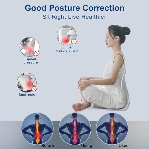 Lumbar Support, Backrest Support, Correct Posture and Relieve Lower Back Pain, Ergonomic Back Support Pillow,Only Suitable for Teenagers and Students Weighing Less Than 130 Pounds in Saudi Arabia