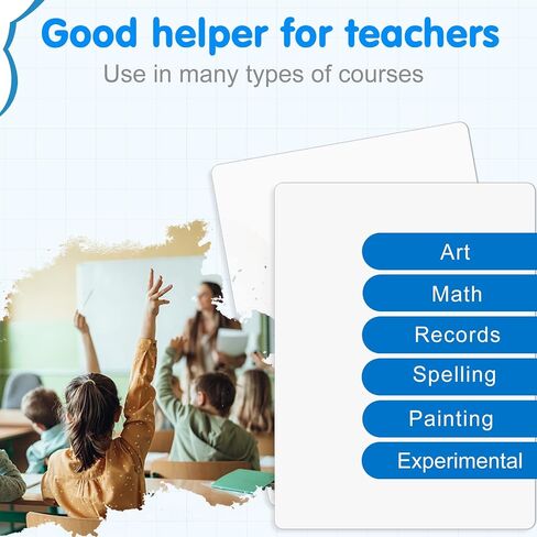 Dry Erase Boards, PANDRI 36 Pack Double Sided White Boards, Letter Size 12.5 x 9 Inch, Dry Erase Lapboards for Office Students Classroom Teacher Supplies in Saudi Arabia