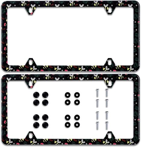 1 Pack Funny Game Console Gamer License Plate Frame Stainless Steel Metal Car License Plate Cover Accessory Rustproof Personalize Decor 12.3" X 6.3" with 4 Holes and Screw for Men Women Gifts in Saudi Arabia