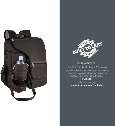 حقيبة ظهر مبرد من PICNIC TIME NCAA Turismo مع حامل زجاجة مياه - حقيبة تبريد للسفر - حقيبة ظهر ناعمة ومبردة in Kuwait