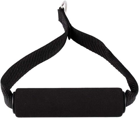 Exercise Handle, Foam Home Workout Handles Pull Resistance Bands Grips Cable Machine Heavy Duty Fitness Strap Stirrup Triceps Rope with Screw Thread Crunches Gym Weight Lifting Strength Trainer in Kuwait