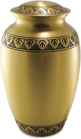 Star Legacy's Athena Gold - جرة حرق جثث معدنية نحاسية للكبار للرماد البشري مع حقيبة مخملية (ذهبي أثينا) in Saudi Arabia
