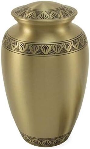 Star Legacy's Athena Gold - جرة حرق جثث معدنية نحاسية للكبار للرماد البشري مع حقيبة مخملية (ذهبي أثينا) in Saudi Arabia