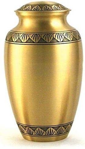 Star Legacy's Athena Gold - جرة حرق جثث معدنية نحاسية للكبار للرماد البشري مع حقيبة مخملية (ذهبي أثينا) in Saudi Arabia