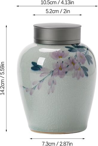 Medium Sized Urn Decorative Urn, Handicraft Memorial Urn, Cremation Memorial Urn, Human Ashes or Pet Ashes to Commemorate Your Lost Loved One in Saudi Arabia