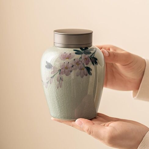 Medium Sized Urn Decorative Urn, Handicraft Memorial Urn, Cremation Memorial Urn, Human Ashes or Pet Ashes to Commemorate Your Lost Loved One in Saudi Arabia