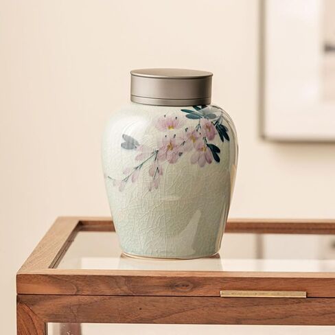 Medium Sized Urn Decorative Urn, Handicraft Memorial Urn, Cremation Memorial Urn, Human Ashes or Pet Ashes to Commemorate Your Lost Loved One in Saudi Arabia