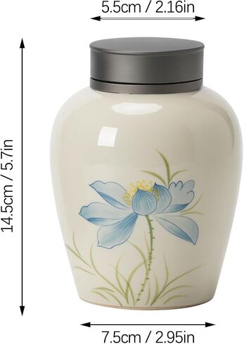Medium Sized Urn Decorative Urn, Handicraft Memorial Urn, Cremation Memorial Urn, Human Ashes or Pet Ashes to Commemorate Your Lost Loved One in Saudi Arabia