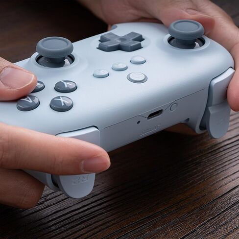 وحدة تحكم بلوتوث AKNES 8Bitdo Ultimate C للتبديل مع تحكم في الحركة بستة محاور واهتزاز متذبذب، خاصية التنبيه عند الاهتزاز - برتقالي in Kuwait