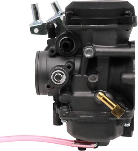 CV40 Carburetor Replacement with Starter Valve Set Main Jets Slow Jets Air Fuel Mixture Screw Kit for Harly Davidson Dyna/Sportster 883 1200 / Heritage Softail/Electra Glide/Fatboy/Night Train（Black) in Saudi Arabia