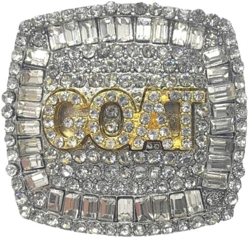 Customize Goat Championship Rings Award Trophy Greatest of All Time Gift for Tournament and League Champion Winner in Kuwait