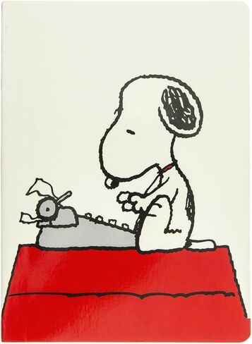 Graphique Soft Cover Journal, Peanuts Typewriter Design - 200 Ruled Pages, Cute Snoopy Design on Cover, 6" x 8.25" x .5" - Durable Notebook for Notes, Lists, Recipes, and More in Saudi Arabia