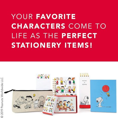 Graphique Soft Cover Journal, Peanuts Typewriter Design - 200 Ruled Pages, Cute Snoopy Design on Cover, 6" x 8.25" x .5" - Durable Notebook for Notes, Lists, Recipes, and More in Saudi Arabia
