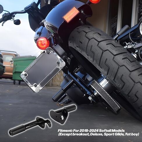 Motorcycle Rear Passenger Peg Crash Bar Frame Sliders Fit For 2018-2024 Softail Models Street Bob Low Rider Heritage Classic in Saudi Arabia