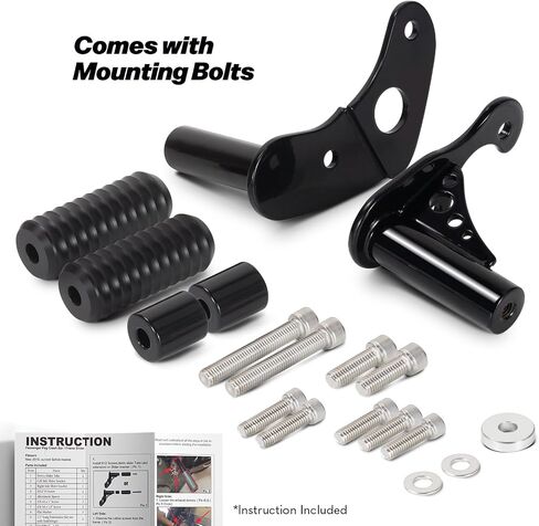 Motorcycle Rear Passenger Peg Crash Bar Frame Sliders Fit For 2018-2024 Softail Models Street Bob Low Rider Heritage Classic in Saudi Arabia