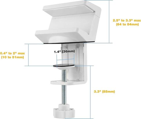 شريط طاقة أسود قابل للتعديل من AVLT - يناسب عرض 1.6 بوصة إلى 2.4 بوصة - إعداد سريع، وسادات مطاطية مضادة للخدش in Kuwait