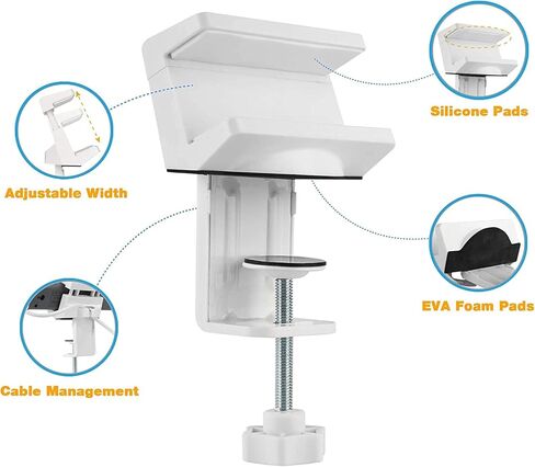 شريط طاقة أسود قابل للتعديل من AVLT - يناسب عرض 1.6 بوصة إلى 2.4 بوصة - إعداد سريع، وسادات مطاطية مضادة للخدش in Kuwait