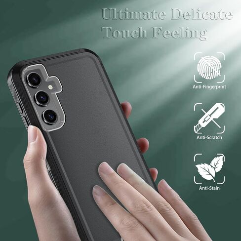 ONOLA for Samsung Galaxy S23 FE Case with HD Screen Protector,[Not fit Galaxy S23 ] Samsung Galaxy S23 FE Phone Case [3 in 1] Heavy Duty Phone Case for Samsung Galaxy S23 FE 5G (WineRed Pink) in Saudi Arabia