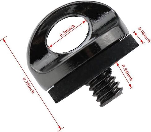 AngelReally 1/4" Camera Neck Strap Screw Holder, 3 Pack Camera Screws with Rubber Washer for Release Wrist Strap Sling in Kuwait