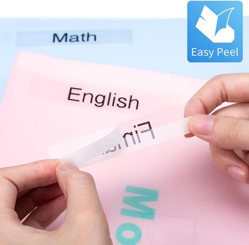 Fimax 5-Pack 18mm Label Tape Tz Tape 18mm 0.7 بوصة مغلفة شفافة TZe-141 TZ-141 متوافقة مع شريط Brother Ptouch TZe لصانع الملصقات Ptouch PTD600 PTD400AD PT1880، 3/4 بوصة × 26.2 قدم in Kuwait