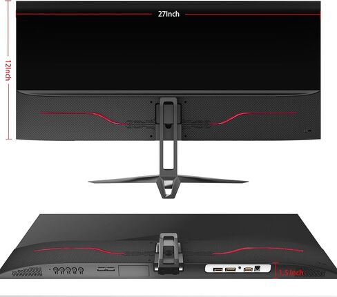 شاشة IPS فائقة الاتساع مقاس 29 بوصة، شاشة 2560*1080 بكسل 21:9 WFHD، 75 هرتز 99% sRGB DP HDMI شاشة كمبيوتر للألعاب المنزلية والمكتبية، إضاءة زرقاء منخفضة HDR، مضادة للتوهج، مزامنة حرة، مكبرات صوت مدمجة، متوافقة مع VESA in Saudi Arabia