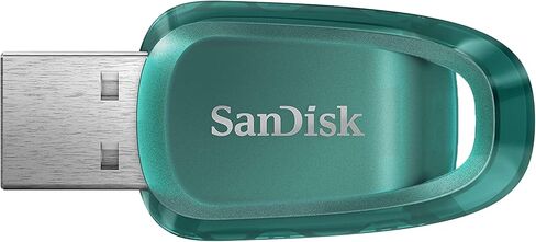 SanDisk Ultra Eco 256GB Flash Drive USB Drive 3.2 Gen 1 USB-A Recycled Material Thumb Drive for Computers, Laptops, Desktops 100MB/s (SDCZ96-256G-G46) Bundle with (1) Everything But Stromboli Lanyard in Saudi Arabia