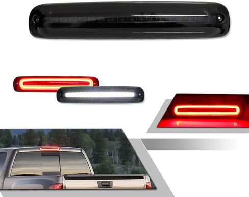 GTINTHEBOX لـ 1999 2000 2001 2002 2003 2004 2005 2006 2007 Chevy Silverado GMC Sierra 1500 2500 3500 HD Classic High Mount LED ضوء الفرامل الثالث مصباح البضائع الخلفي توقف الضوء in Kuwait