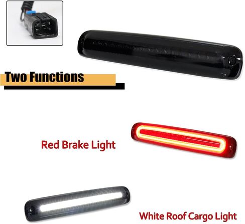 GTINTHEBOX لـ 1999 2000 2001 2002 2003 2004 2005 2006 2007 Chevy Silverado GMC Sierra 1500 2500 3500 HD Classic High Mount LED ضوء الفرامل الثالث مصباح البضائع الخلفي توقف الضوء in Kuwait