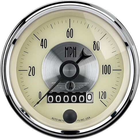 Auto Meter 2089 Prestige Antique Ivory 3-3/8 "0-120 MPH PROGENT in Saudi Arabia