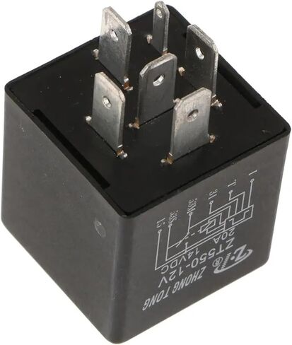 ZT603-DC12V 20A 6Pin 6P Windscreen Wiper Relay High Switching Capability Product in Saudi Arabia