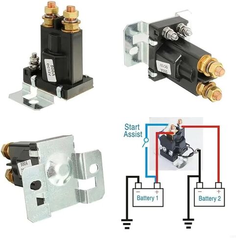 12 فولت أمبير 500A مرحلين الملف اللولبي العالي الطاقة 4 -MITERMINAL STARTER STANT in Saudi Arabia